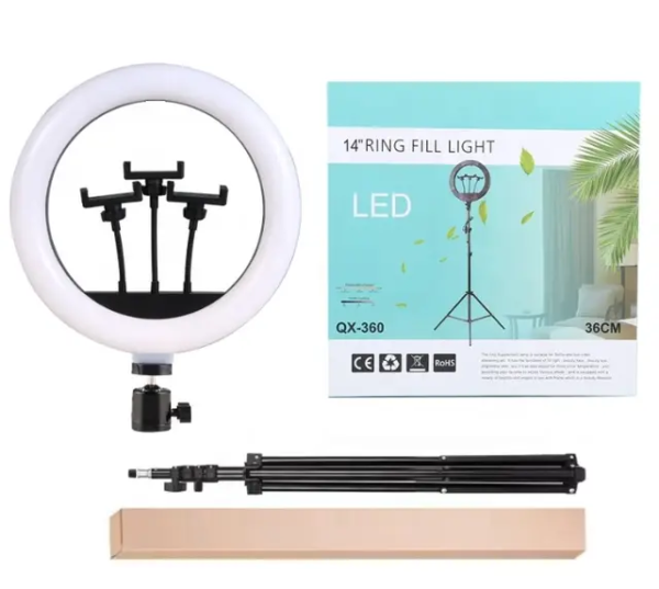 Ring light LED 14 pouces